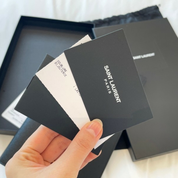 SOLD YSL SAINT LAURENT UPTOWN CLUTCH - Picture 6 of 7